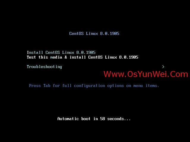 CentOS 8.0.1905 linux服务器系统安装与配置图解好代码教程
