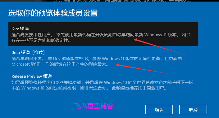 win10系统开启预览体验计划升级win11的方法