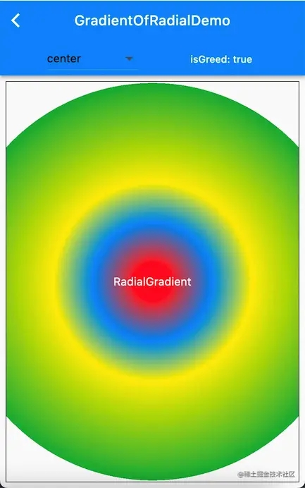 Flutter开发技巧RadialGradient中radius计算详解