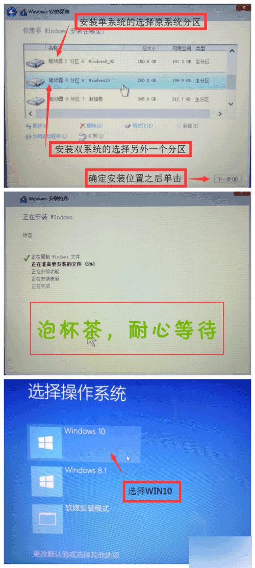 Win8.1+Win10双系统安装全程图解-傻瓜式操作