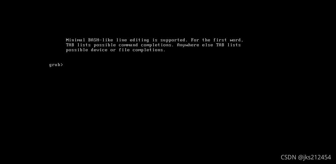 Linux系统下grub.cfg文件损坏修复步骤