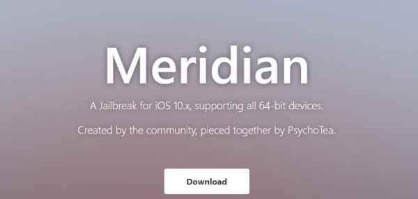 iOS10-10.3.3不完美越狱工具Meridian正式发布：支持所有运行iOS10-10.3.3系统设备