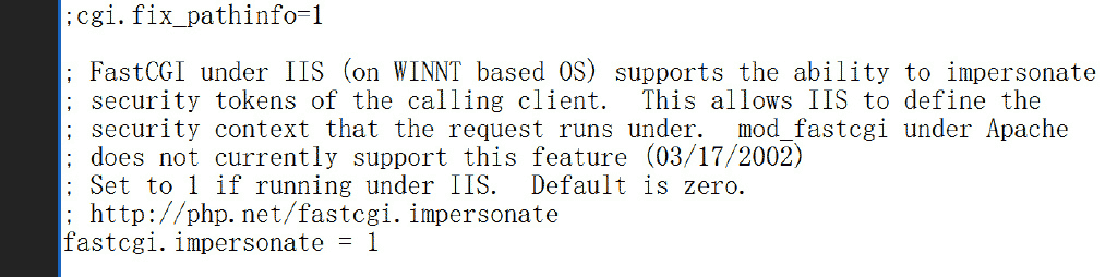 以CGI模式运行PHP