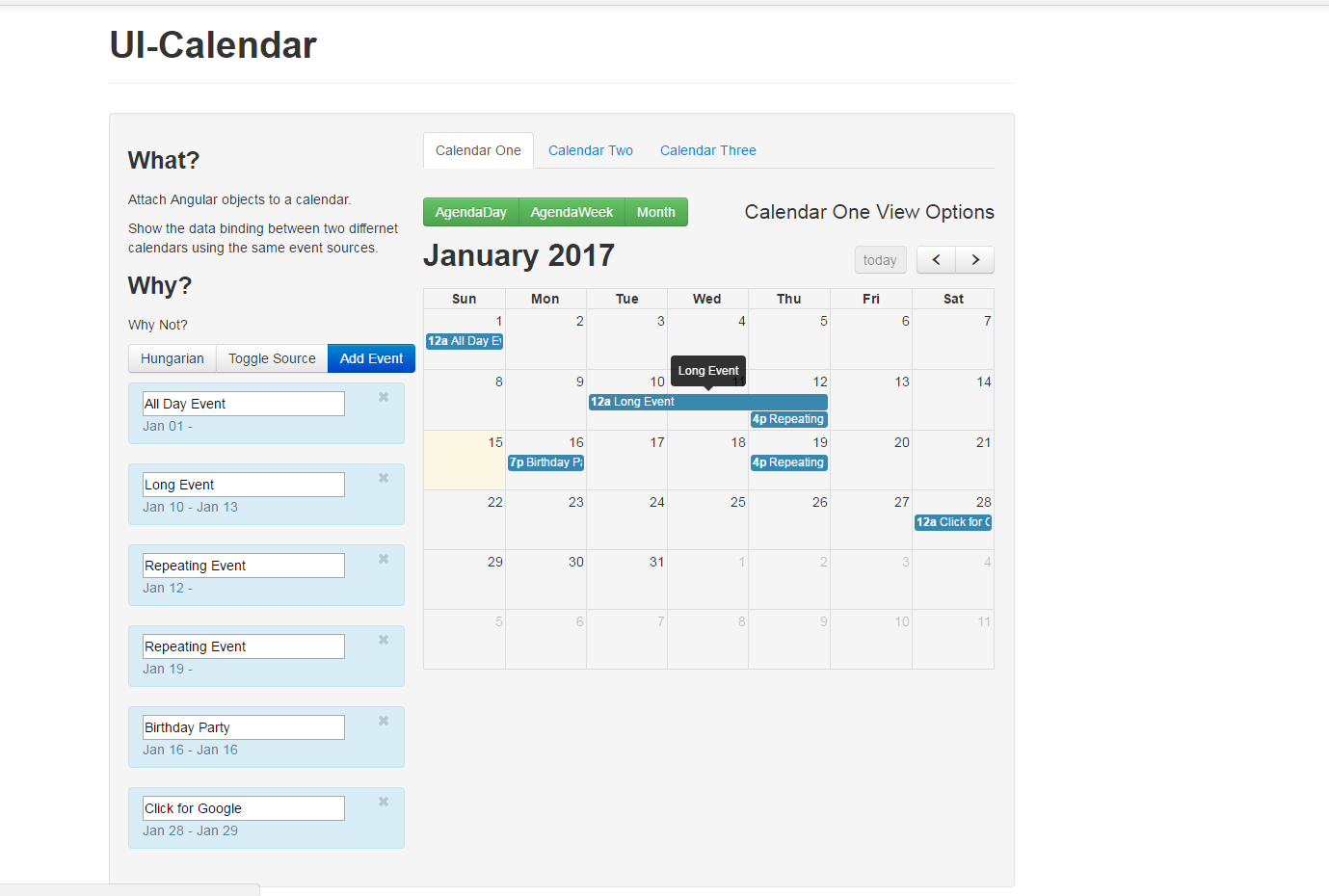 angular中ui calendar的一些如何使用心得(推荐)