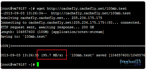 Eduvps VPS下载速度